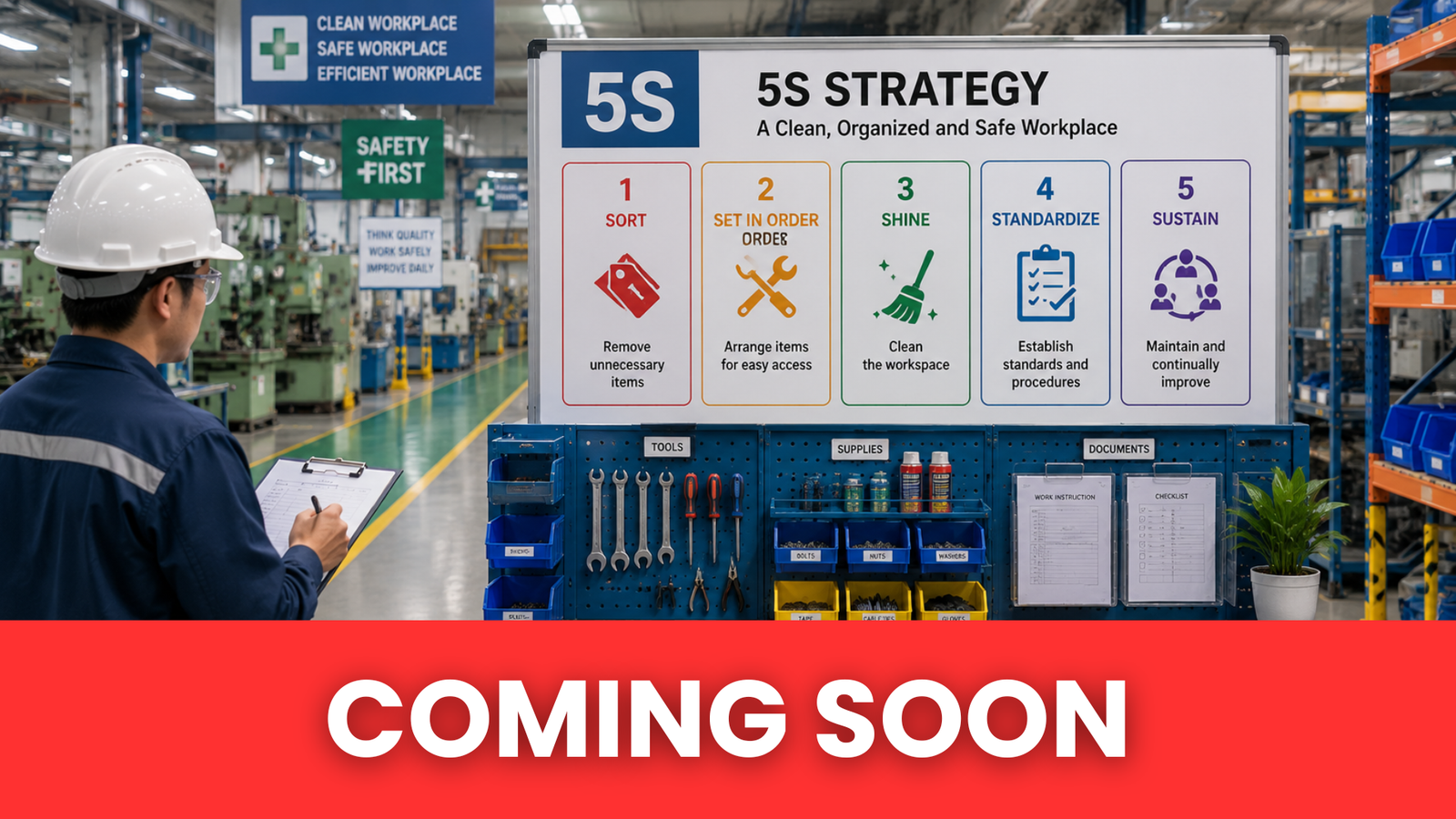 The 5S Strategy: Transforming Workspaces for Productivity and Safety