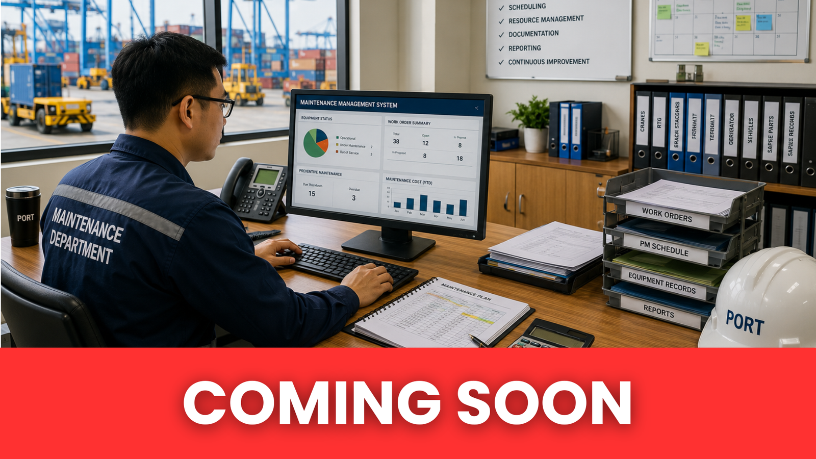 Administrative Management For Port Equipment Maintenance